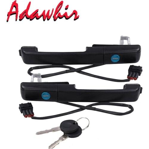 For Volkswagen PASSAT B3 external front door handle with key lock 1 set 357837205A 357837207A 357837206A 357837208A