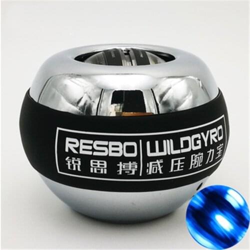 Self-starting Gyroscope Ball Wrist Power Ball Metal Forear Arm Muscle Exerciser Strengthener Rotor Gym Hand Exerciser Gyro Ball