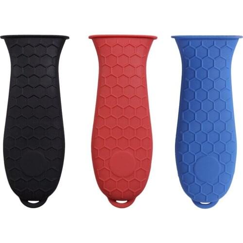 Silicone Pot Handle Cover Honeycomb Pot Handle Cover Handle Cover Anti-scalding Non-slip Pot Ear Clip Pot Ear Cover
