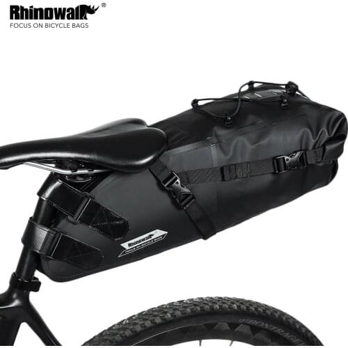 Rhinowalk Bicycle Saddle Bag Pannier Bag Waterproof Bicycle Bag MTB Road Bike Bicycle Seat Bag Cycling Rear Pack Bag Portable
