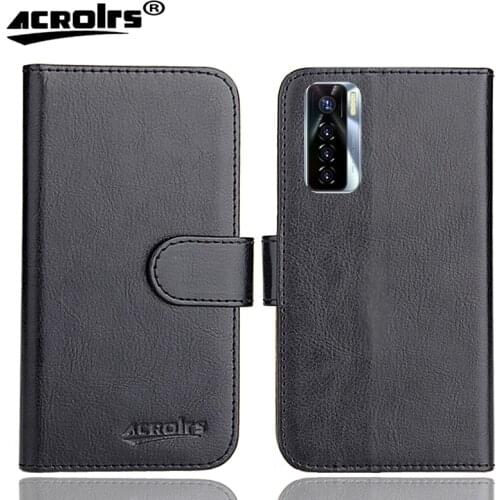 Tecno Camon 17 Pro Case 6.8" 6 Colors Flip Fashion Soft Leather Crazy Horse Exclusive Phone Cover Cases Wallet