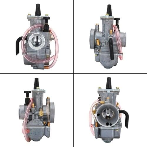 Universal PWK 21 24 26 28 30 32 34 2T 4T Motorcycle Carburetor With Power Jet For Yamaha For Mikuni Koso For ATV