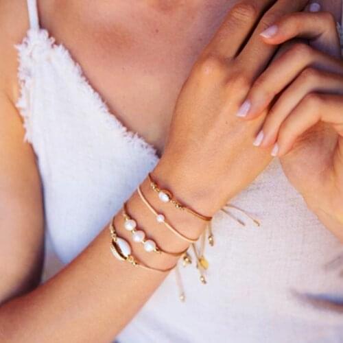 Boho Natural Hydra Pearl Bracelet femme accessories armband bracelets for women bracciali donna armbanden voor vrouwen bohemian
