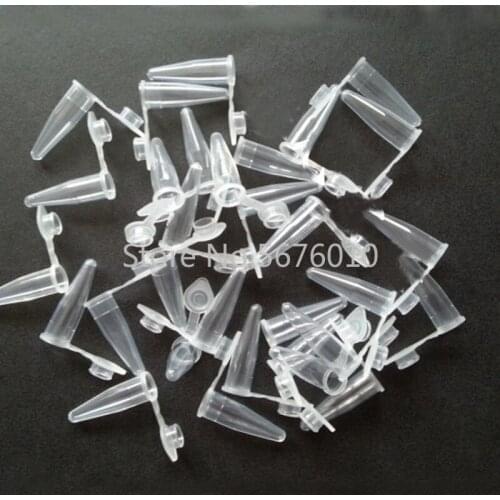 2000pcs/lot 0.2ml Affordable Laboratory Clear V-shape Plastic Centrifuge Tube