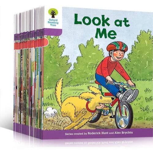 36 books /set Oxford Reading Tree Level hand book Helping Child to read Phonics English story Picture book