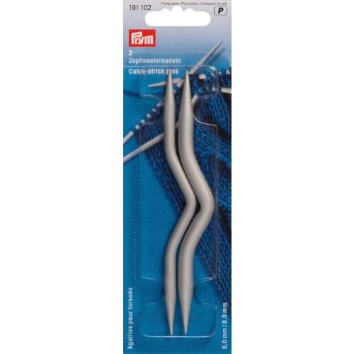 Germany Prym aluminum twist needle 191101/191102/191105, cable-stitch pins, Straight cable-stitch pins, patchwork, manual diy