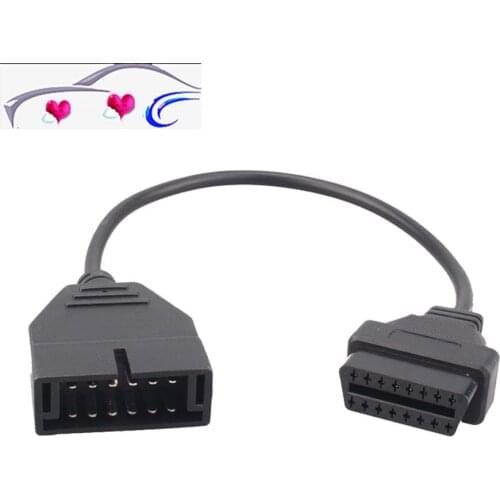 Car Dignotsic Scanner Cord For G-m 12 Pin 12pin Male Obd 2 16 Pin Female Connector Adapter Auto Diagnostic Extension Cable