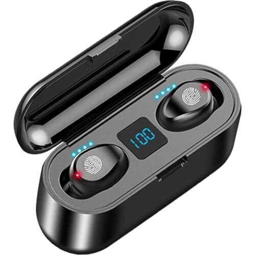 Wireless Headphones Bluetooth V5.0 Earphones With Microphone Sports Waterproof Headsets 2200mAh Charging Box For Android IOS