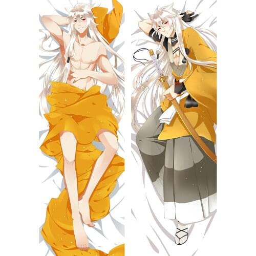 Coscase Touken Ranbu Online Anime Games Izuminokamikanesada kogitsunemaru Dakimakura Pillow Cover Case Hugging Body Pillowcase
