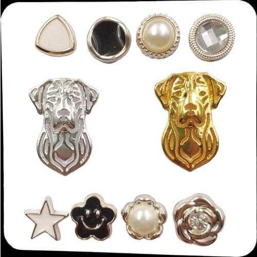 Labrador Retriever Dalmatian Basenji Chinese Crested Keeshond Pearl Enamel Dog Animal Brooch Pins Breastpin Pet Lover Gift