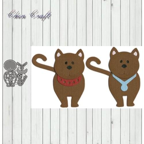 Cute and beautiful cat Metal Cutting Dies Stencil Scrapbook Album Embossing For Gift Card Making Handcrafts 2019 new