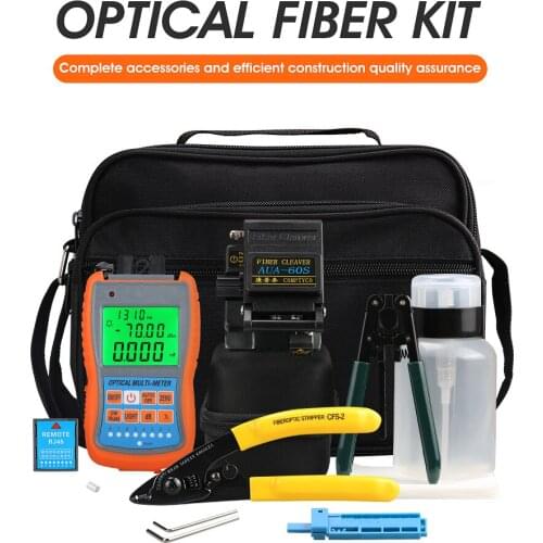 Mini Optic Fiber Fiber Power Meter FTTH Fiber Optic Splice Tool Kit Fiber Cutter/AUA-60S CFS-2/Fiber Stripper