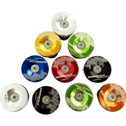 Fouriers MTB Bike Road Grips Caps Handlebar Ends Expand Plugs CNC Alloy + Plastic Road Bike Ends