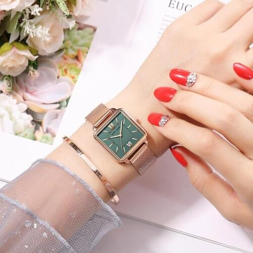 Top Brand Designer Japan Quartz Movement Bracelet Stainless Steel Wristwatches for Ladies Women Dress Watch Reloj Mujer