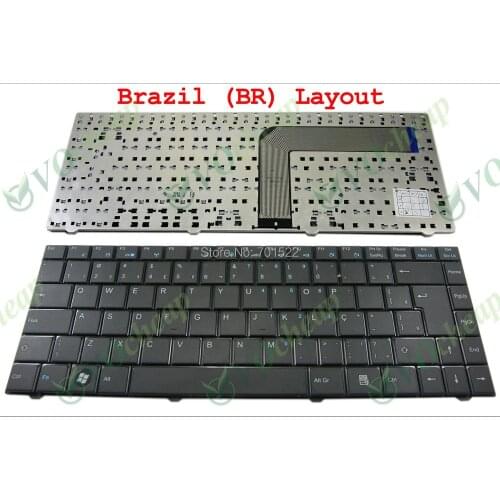 New Laptop keyboard For CCE WIN, BPS, BPSE, POSITIVO UNIQUE, POSITIVO SIM, NEO SPECIAL, For KENNEX Black Brazil - MP-09P88PA-F51