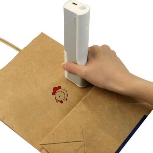 Portable Printer PrintPen Handheld Bar Label QR Code Logo Tattoos inkjet Printer Pen Mini Mark on Skin Paper Glass Mini Marker