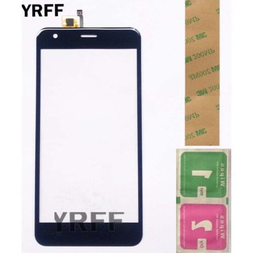 Touch Screen Glass For Fly FS521 FS 521 Touch Screen Front Glass Digitizer Panel Lens Sensor 5.0'' Mobile Phone Adhesive Wipes