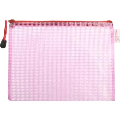 Document Bag A3 Size Zipper File Pocket Storage School Office Supply Waterproof