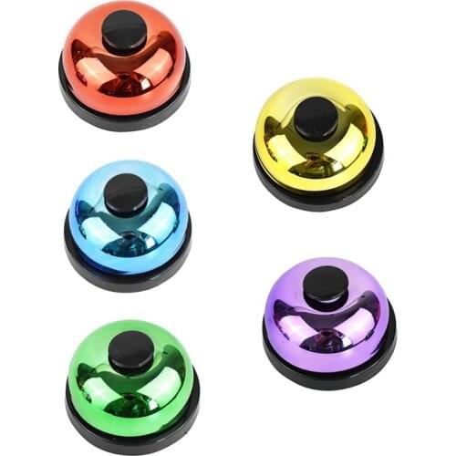 Pet Dog Training Cat Dinner Bell Dog Toys Bell Call Training Accessories Puppy Feeding Ring Trolling Dog Toy