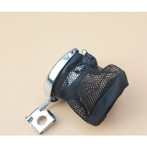 Universal Motorcycle Handlebar Cup Holder Chrome Metal Drink For Harley Davidson Electra Road Tri Glide Road Glide