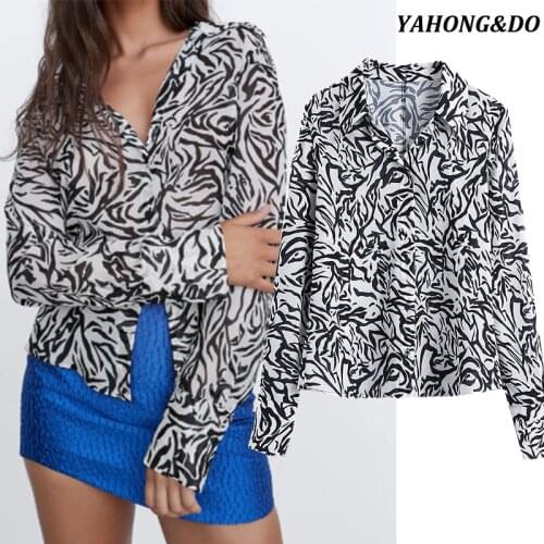 YAHONG&DO Black Blouses