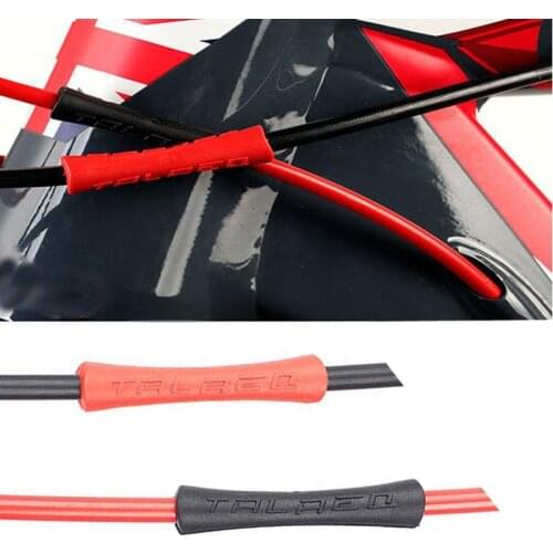 2Pcs Bicycle Frame Protection Protector Rubber Sleeve for Shifter Brake Cable Line Frame Protector Sleeve Cover