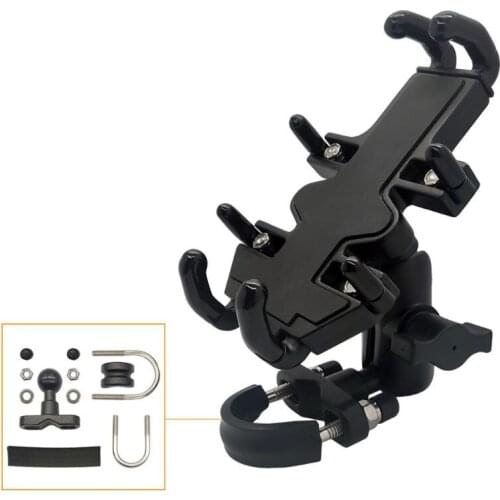 1 Set Universal Rotatable Motorbike Motorcycle Scooter Mobile Phone Holder