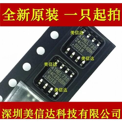 100% New&original AT24C256 AT24C256BN AT24C256BN-10SU-1.8 SOP8