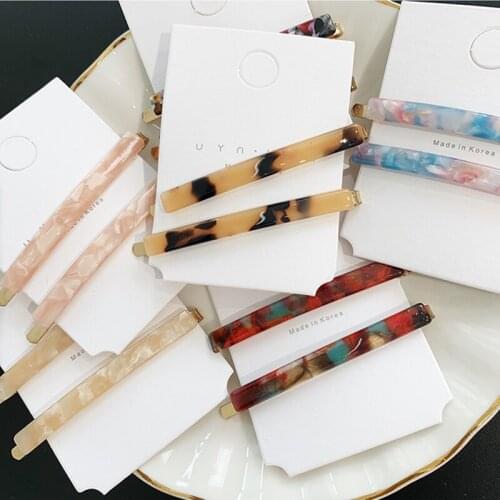 2pcs Women BB Clips Shining Hairpins Hair Accessories for Girls Hairpins Barrettes Hairgrip Woman Headwear Fashion Tiara