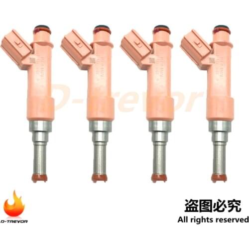 4Pcs FUEL INJECTORS 23250-0T050 For 2009-2013 TOYOTA COROLLA VIOS Stk# L177C