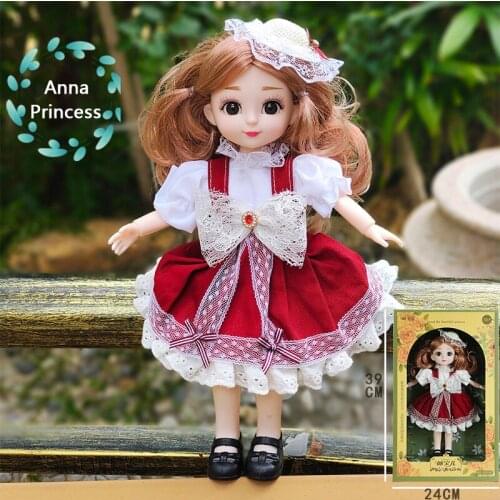 Adollya BJD 1/6 Doll Full Set Princess Girl With Dolls Clothes Skirt Hair Female Body Height 32cm Toys for Children Gift