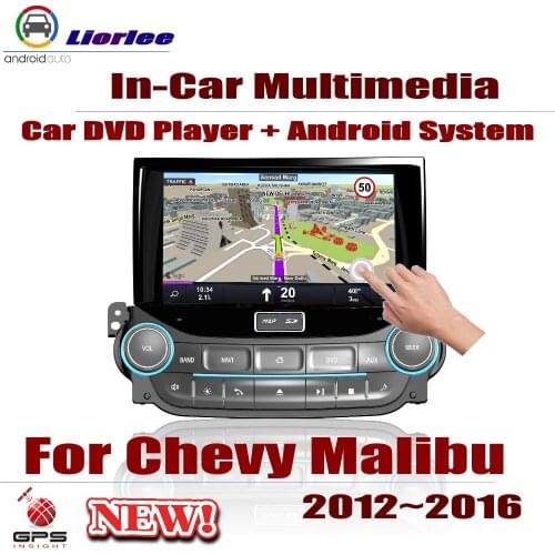 Auto GPS Navigation For Chevrolet Malibu 2012-2016 Car Android Multimedia Player DVD Radio Stereo AMP BT USB SD AUX WIFI Screen