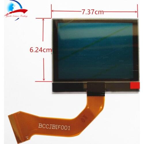 Car Instrument Cluster LCD DISPLAY with FPC USA model Red background For Porsche Cayenne 2003-2009 VW Touareg V6 2004-2007