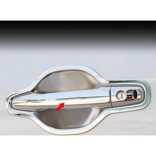 For Mitsubishi Outlander 2016 2017 2018 2019 2020 Stainless steel Cardoor protector Handle Decoration Cover trim Accessories