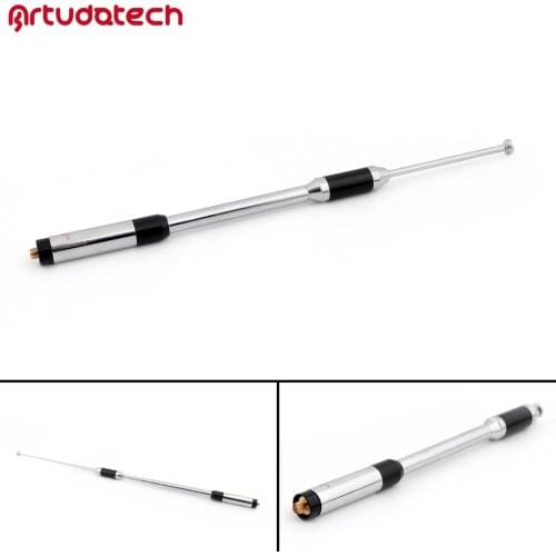 Artudatech 1Pcs RH770 SMA Female Telescopic Dual Band 144/430MHz Antenna For Baofeng UV5R Radio