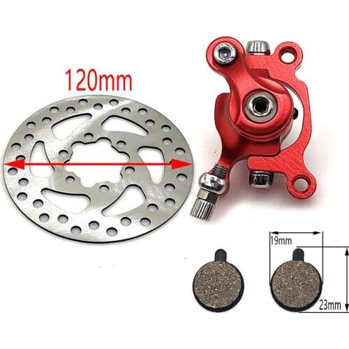 Electric scooter brake with Brake Pads and Brake 120mm disc For ZOOM Disc Brake for Electric scooter 10 inch electric