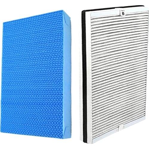 1pcs 4158 Activated Carbon HEPA Filter + 1pc AC4155 Air humidifier filter for Philips AC4080 AC4081 Purifier Air Purifier Parts