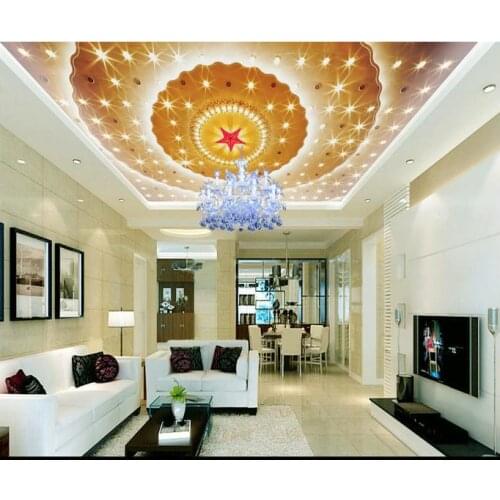 Custom photo wallpaper 3d ceiling murals wallpaper The great hall of the zenith adornment ceiling mural 3d wallpaper decoration