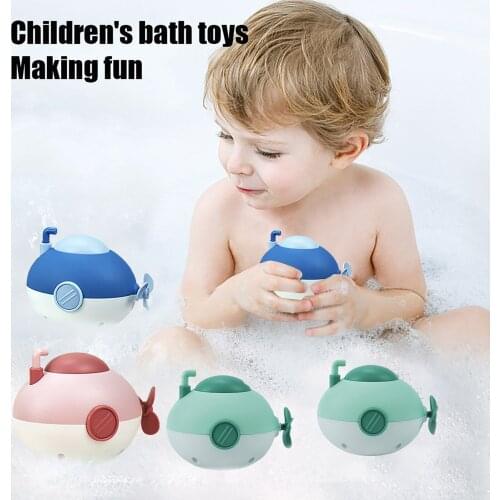 Bath Submrine Toy Baby Bath Swimming Bath Pool Toy Cute Wind Up Crab Animal Bath Toy Home Bathroom Game Water Beach Toys
