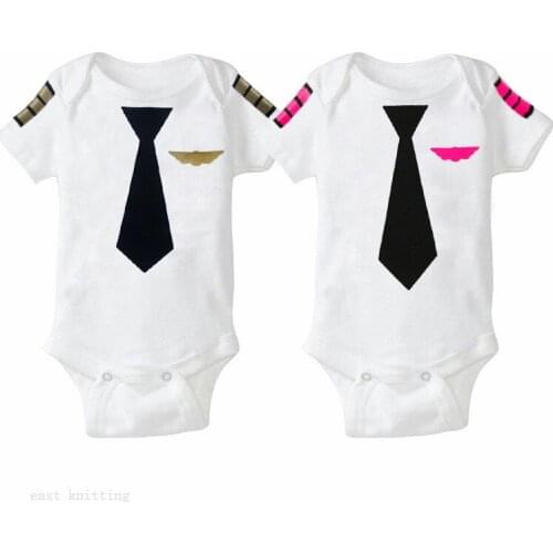 Newborn Baby Girl Short Sleeve Jumpsuit Infant Pilot Rompers Toddler Cotton Clothing Soft Casual Pajamas 0-24M Summer Clothing