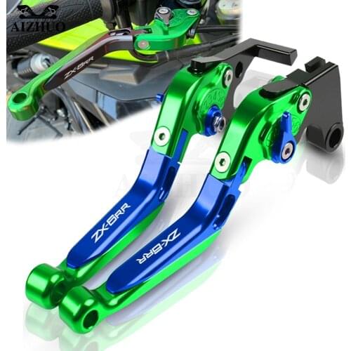 Motorcycle ZX6 RR CNC Adjustable Clutch Brake Levers Handbrake Accessories FOR KAWASAKI ZX636R ZX6RR ZX 636R 6RR 2005 2006 Lever