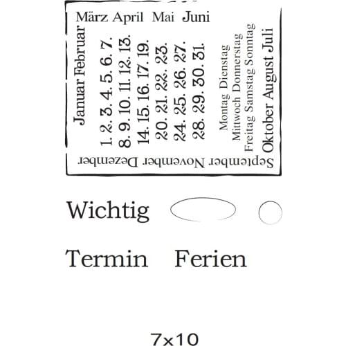 German Transparent Clear Silicone Stamp/seal for DIY Scrapbooking/ Album Decorative Clear Stamp Sheets A2292