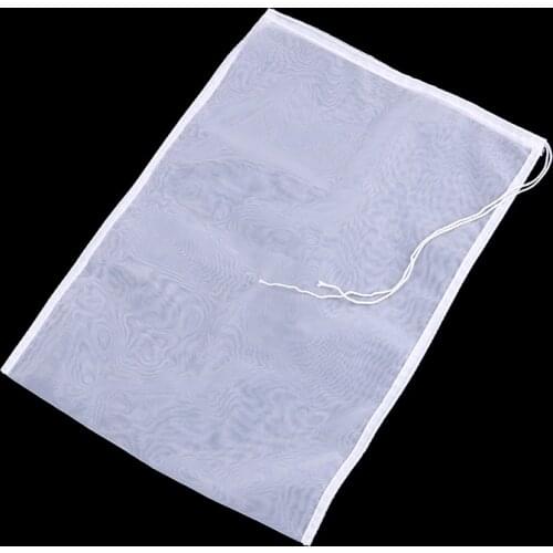 Nylon Food Nut Milk Bag Fruit Juice Mesh Strain Bag Herb Liquid Filter Bag