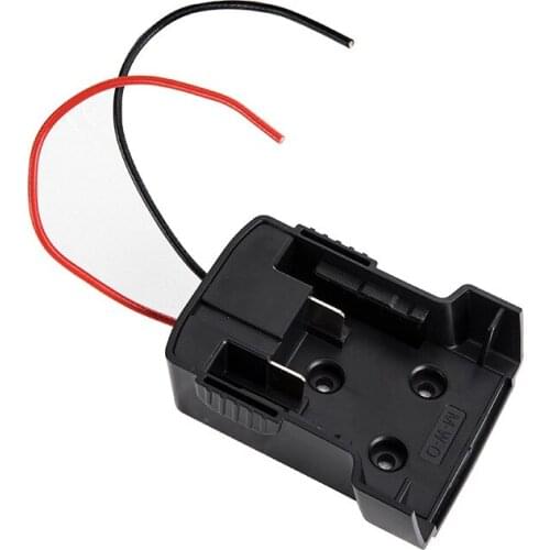 New Upgrade Power Wheels Adaptor for Milwauke M18 Battery 18V Dock Power Connector Black