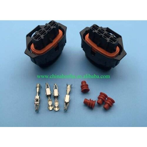 5 pcs original part 4-pin black Oxygen Sensor Plug female 1928403736 Electronic connector