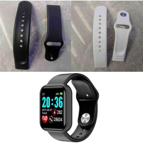 Y68 Y68PLUS X6plus D20 D20s Y68s Wrist Strap for Smart Smart watch Strap Silicone Durable Replaceable Watch Bracelet Watchband