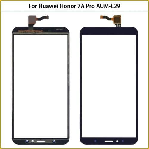 New TouchScreen For Huawei Honor 7A Pro AUM-L29 5.7'' Touch Screen Panel Digitizer Sensor Outer Front Glass Lens Replace
