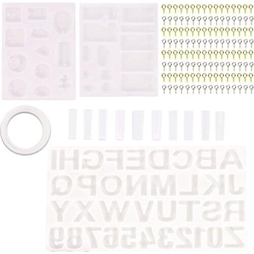 Silicone Crystal Epoxy Bracelet Hanging Ornaments Mold Pendant Casting Moulds