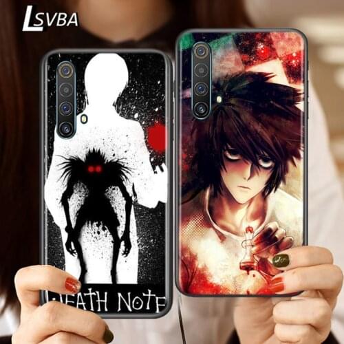 Silicone Cover Death Note Kira For Realme V15 X50 X7 X3 Superzoom Q2 C11 C3 7 7i 6s 6 5 Global Pro 5G Phone Case