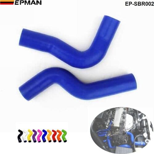 Silicone Intercooler Turbo Radiator Hose Kit For Subaru Impreza WRX STi GC8,EJ20 96-00 (2pcs) EP-SBR002